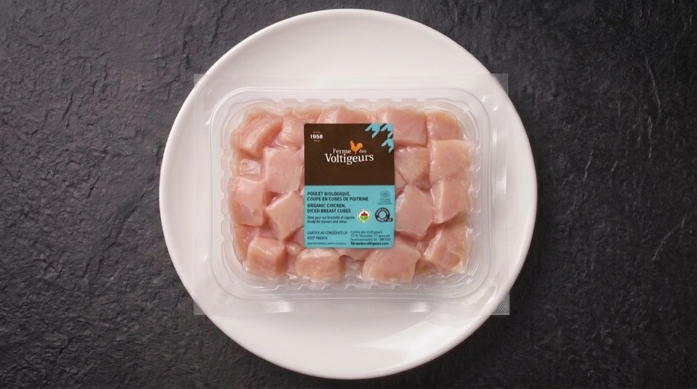 Cubes de poulet