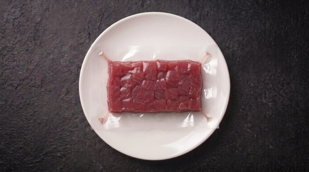 Thon en cubes tartare