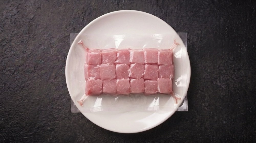 Cubes de porc