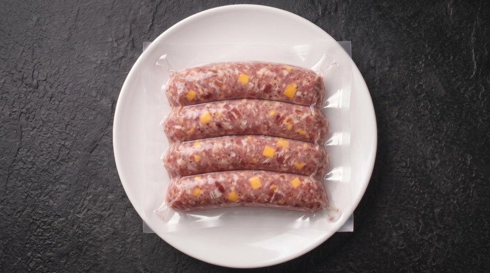 Saucisses bacon cheddar